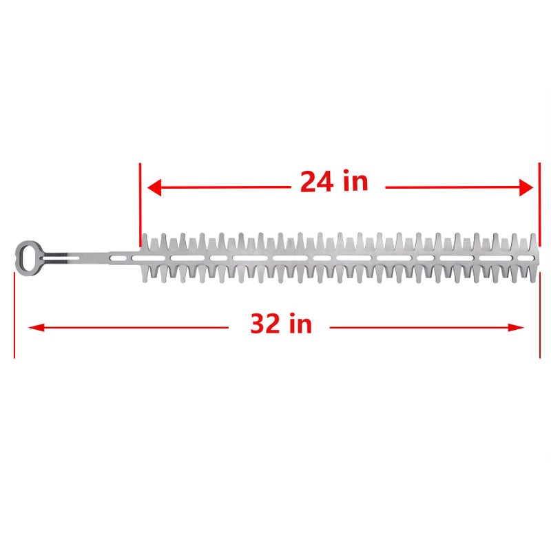 Cancanle Total Length 32 in and Cutting Length 24 in Hedge Trimmer Blade for Stihl HS45 Hedgetrimmer, 2 Blades - Image 2